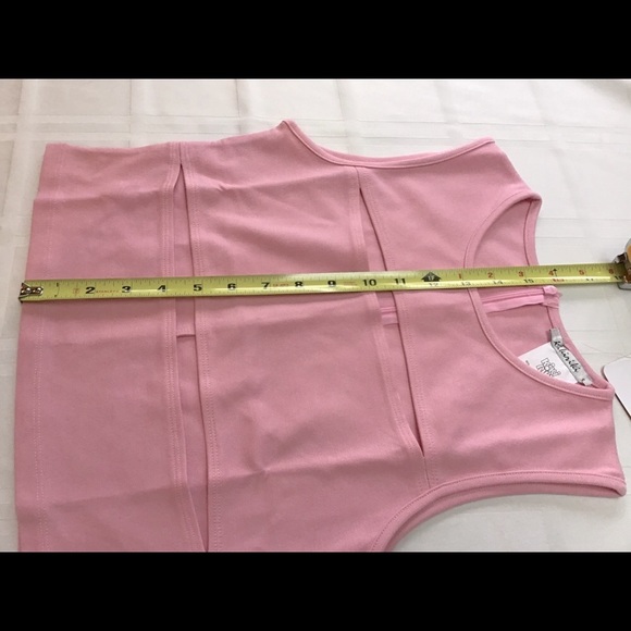 NWT Kiki Riki Pink Cutout Crop Top - Picture 7 of 8